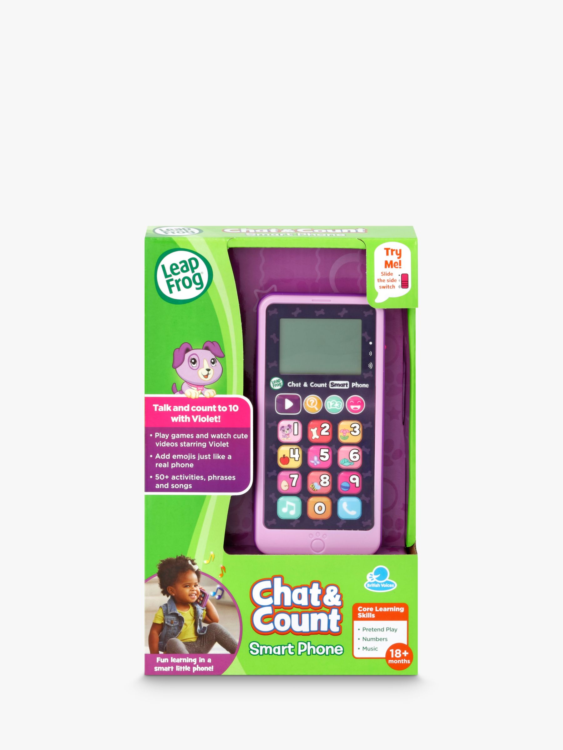 Leapfrog Chat Count Smart Phone Violet