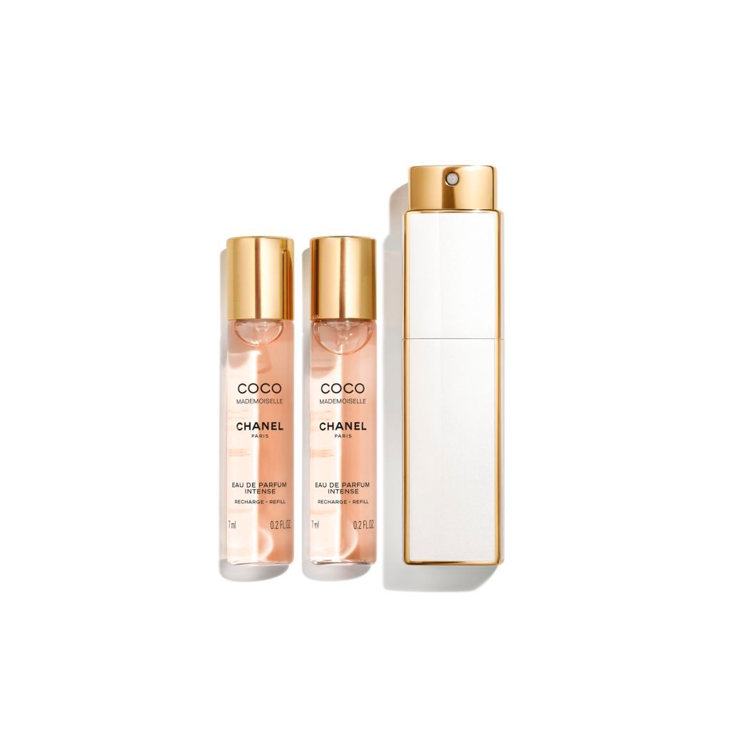 CHANEL Coco Mademoiselle Eau De Parfum Intense Mini Twist And Spray, 3 x  7ml at John Lewis & Partners