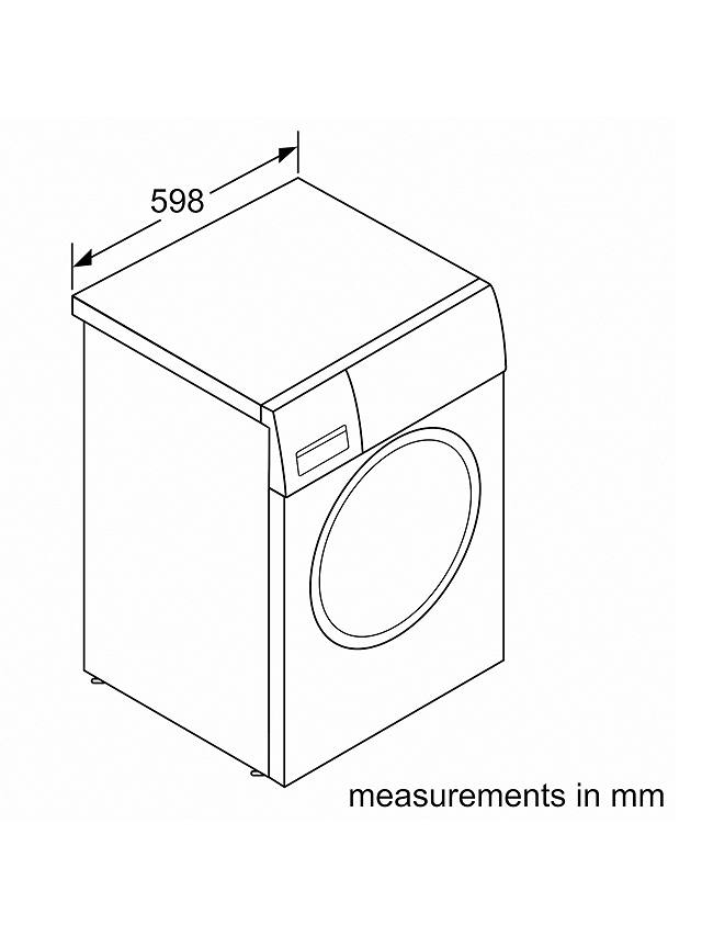 Buy Siemens iQ500 WM14UT71GB Freestanding Washing Machine, 9kg Load, 1400rpm Spin, White Online at johnlewis.com