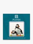Textile Heritage Cross Stitch Puffin Magnet Craft Kit