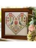 Historical Sampler Company Scandinavian Heart Cross Stitch Kit