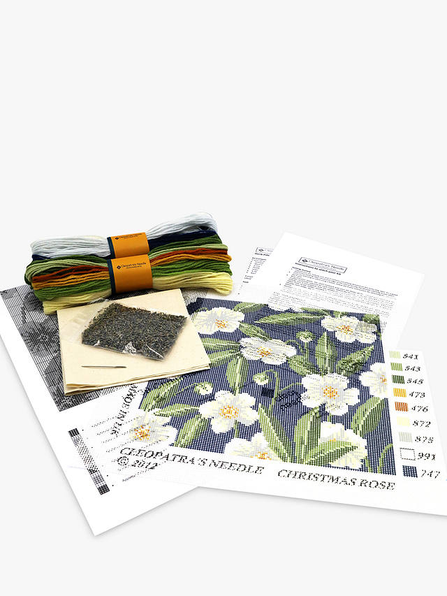Cleopatra's Needle Christmas Rose Herb Pillow Tapestry Kit