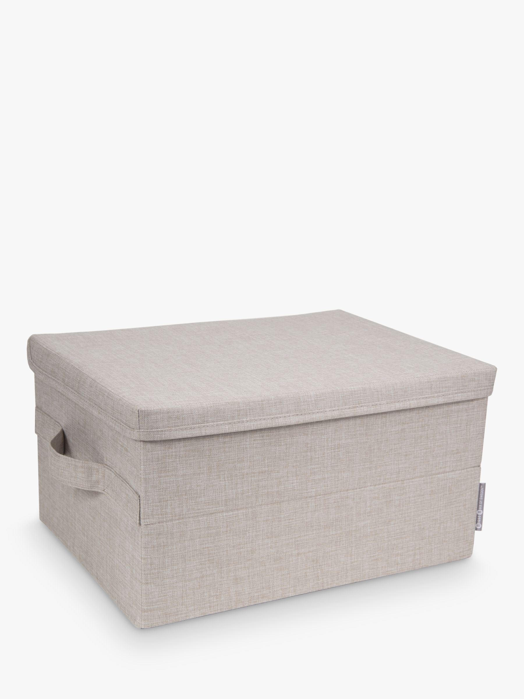 Bigso Box Of Sweden Storage Box, Medium, Natural at John Lewis & Partners