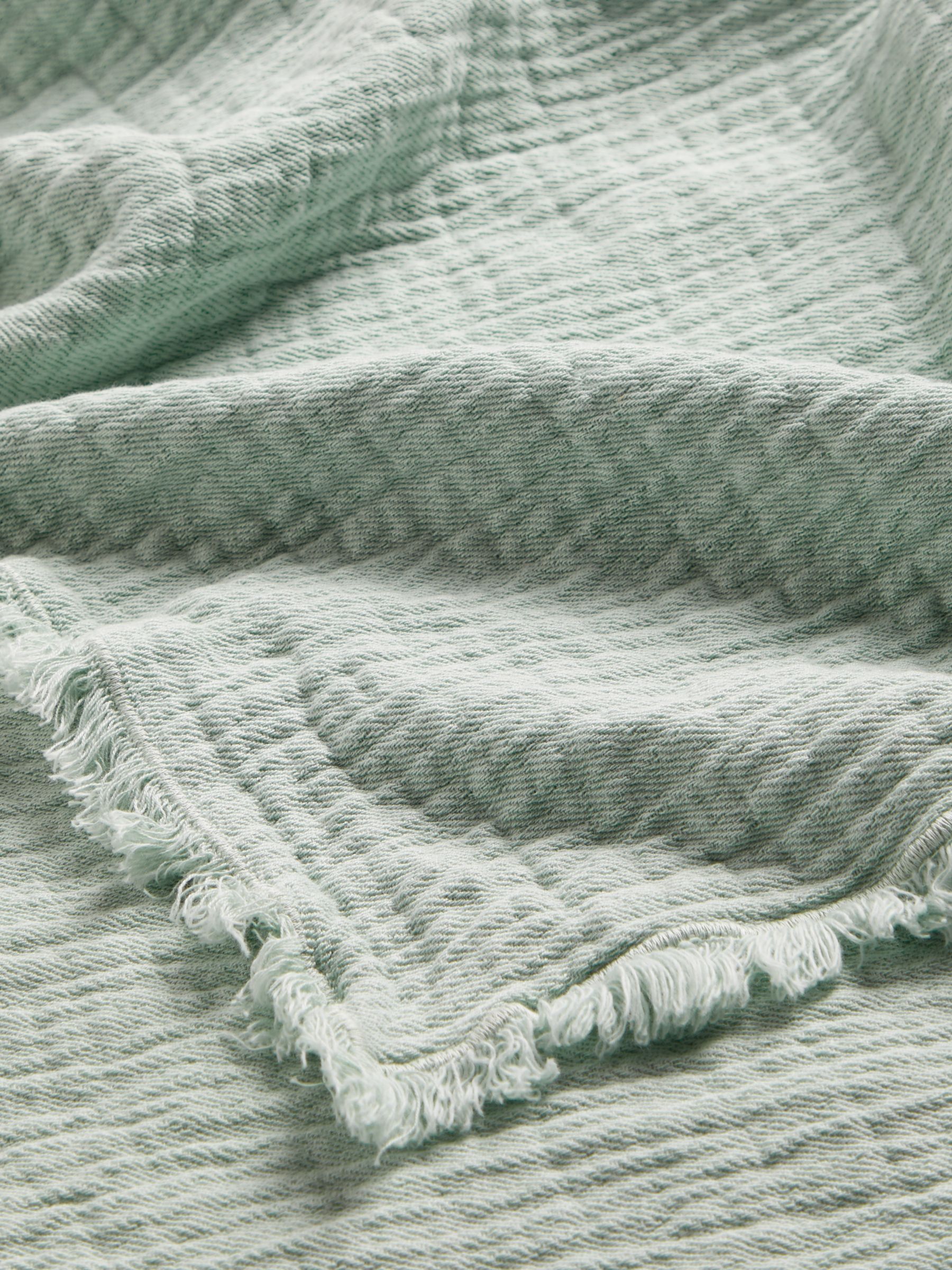 John Lewis Washed Cotton Bedspread