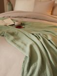 John Lewis & Partners Washed Cotton Bedspread