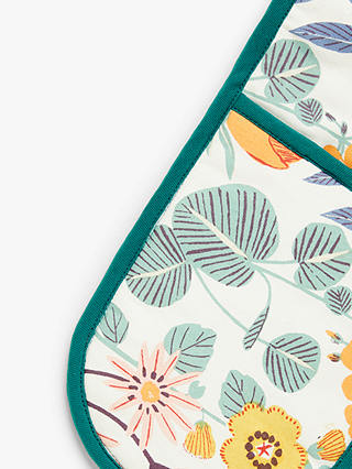 John Lewis & Partners Spring Baking Floral Double Oven Glove, Multi