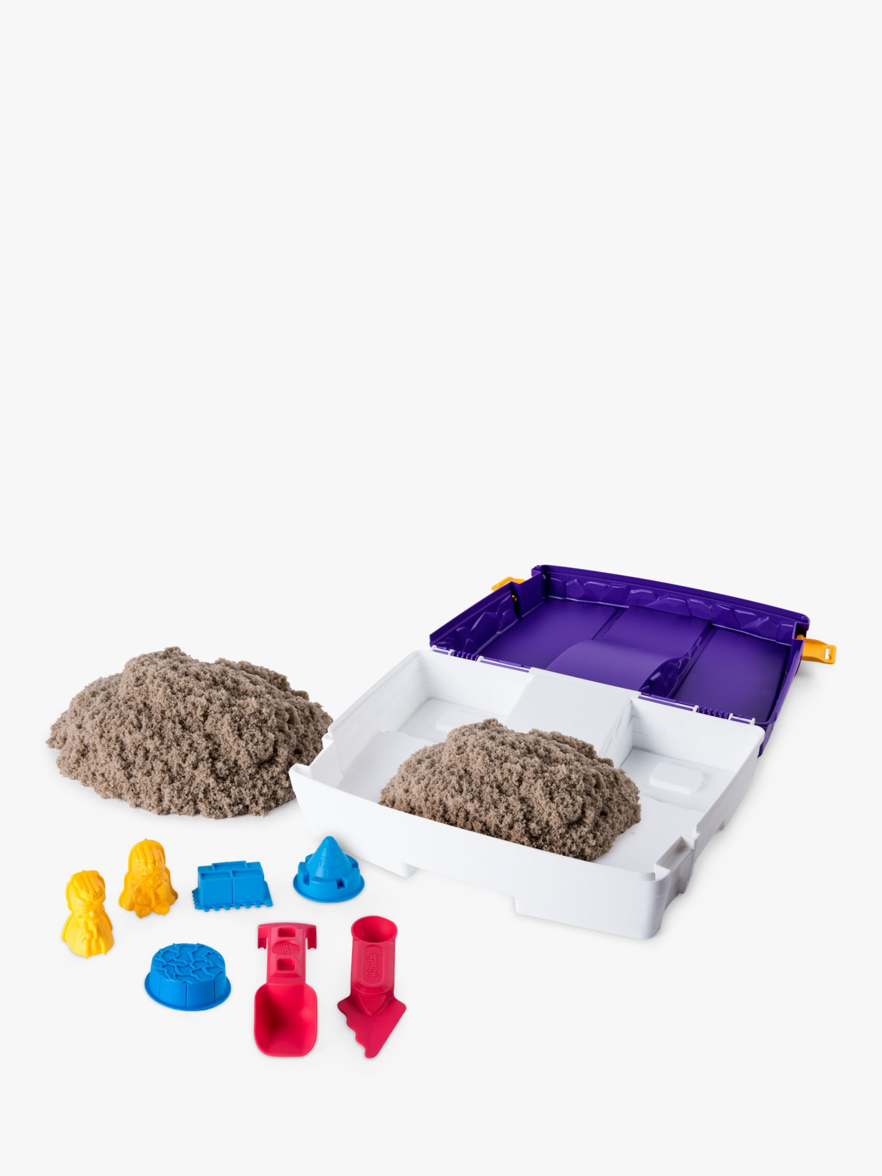 kinetic sand with folding sandbox