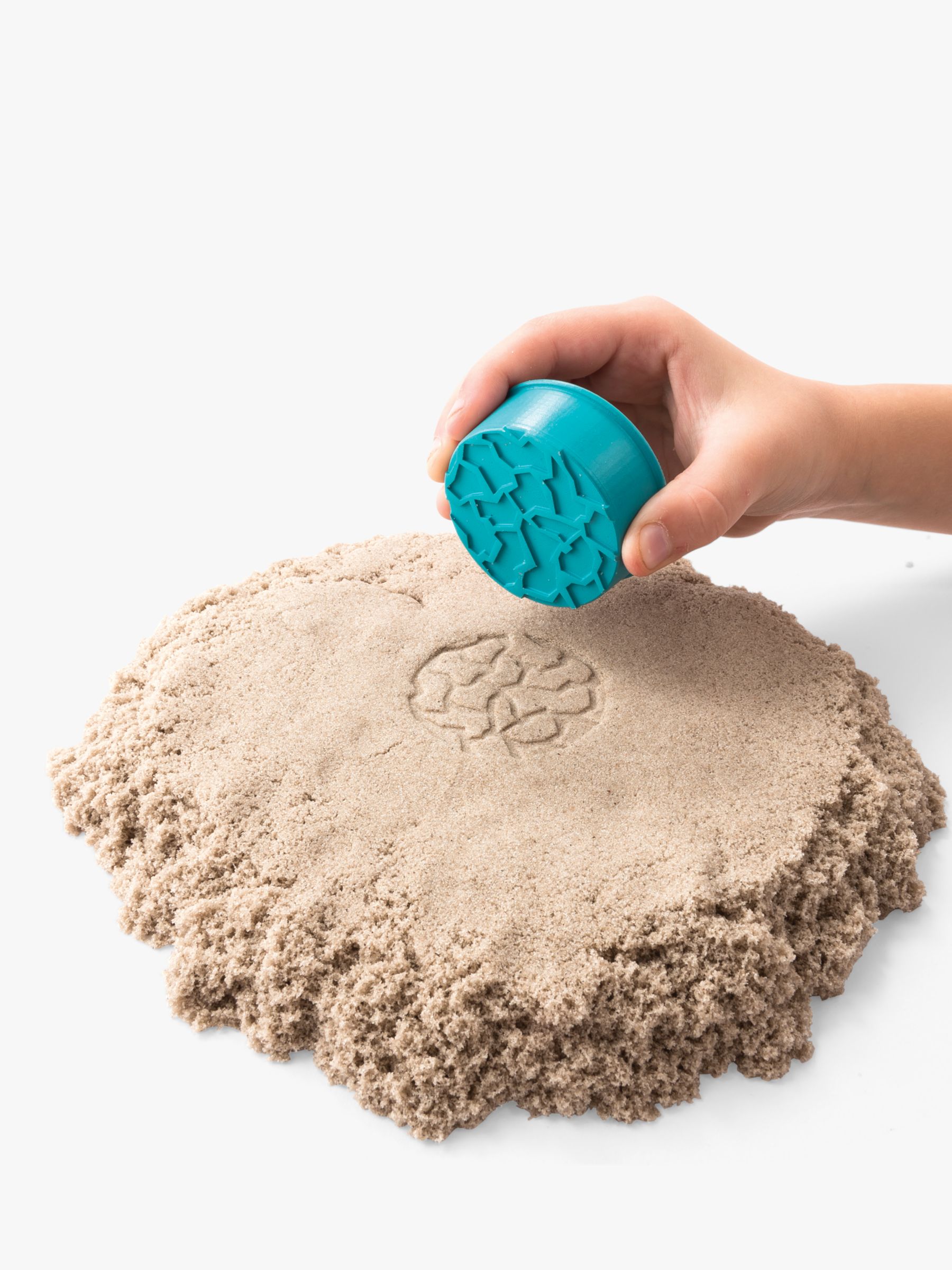 kinetic sand with folding sandbox