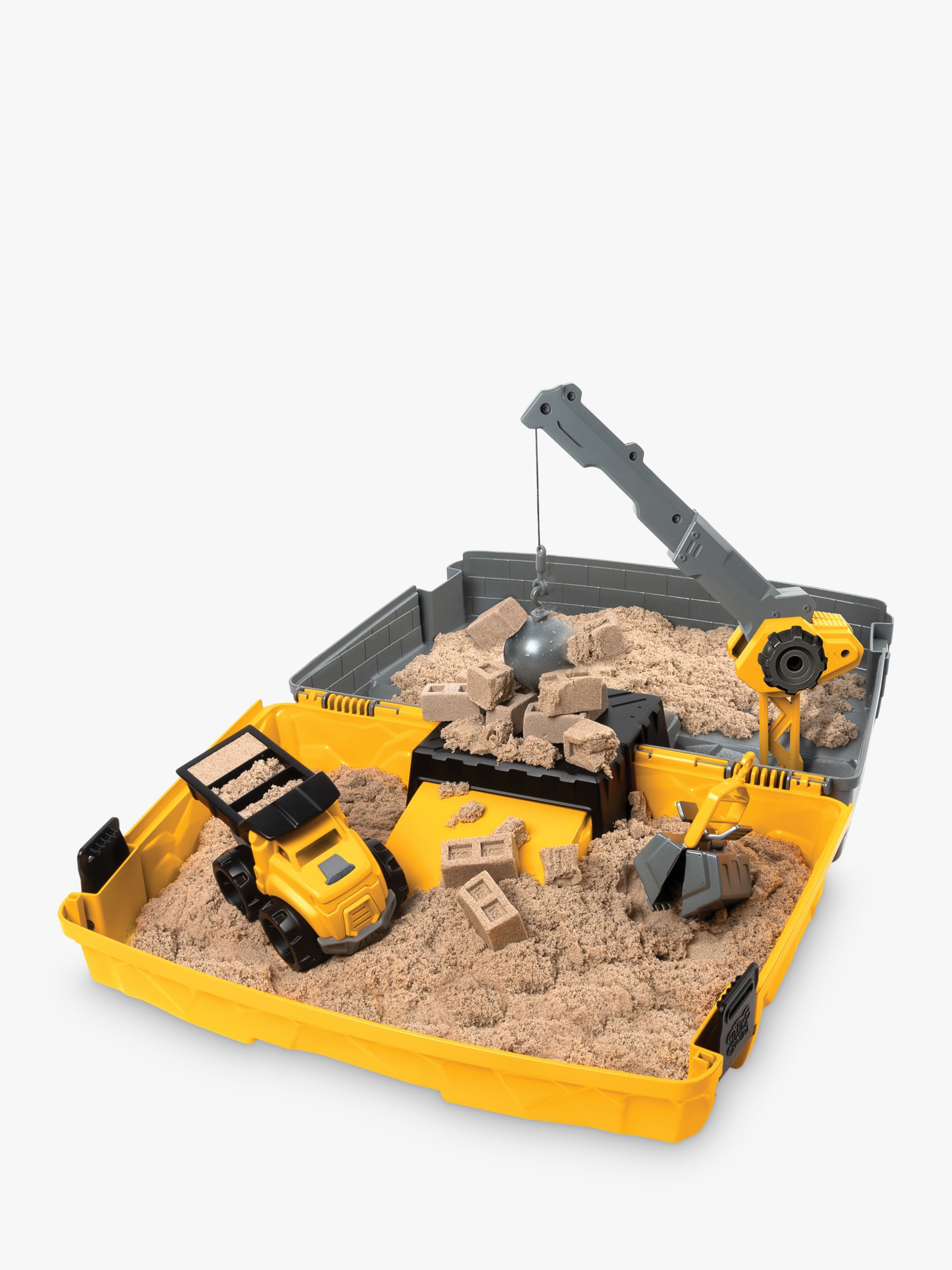 kinetic sand with folding sandbox