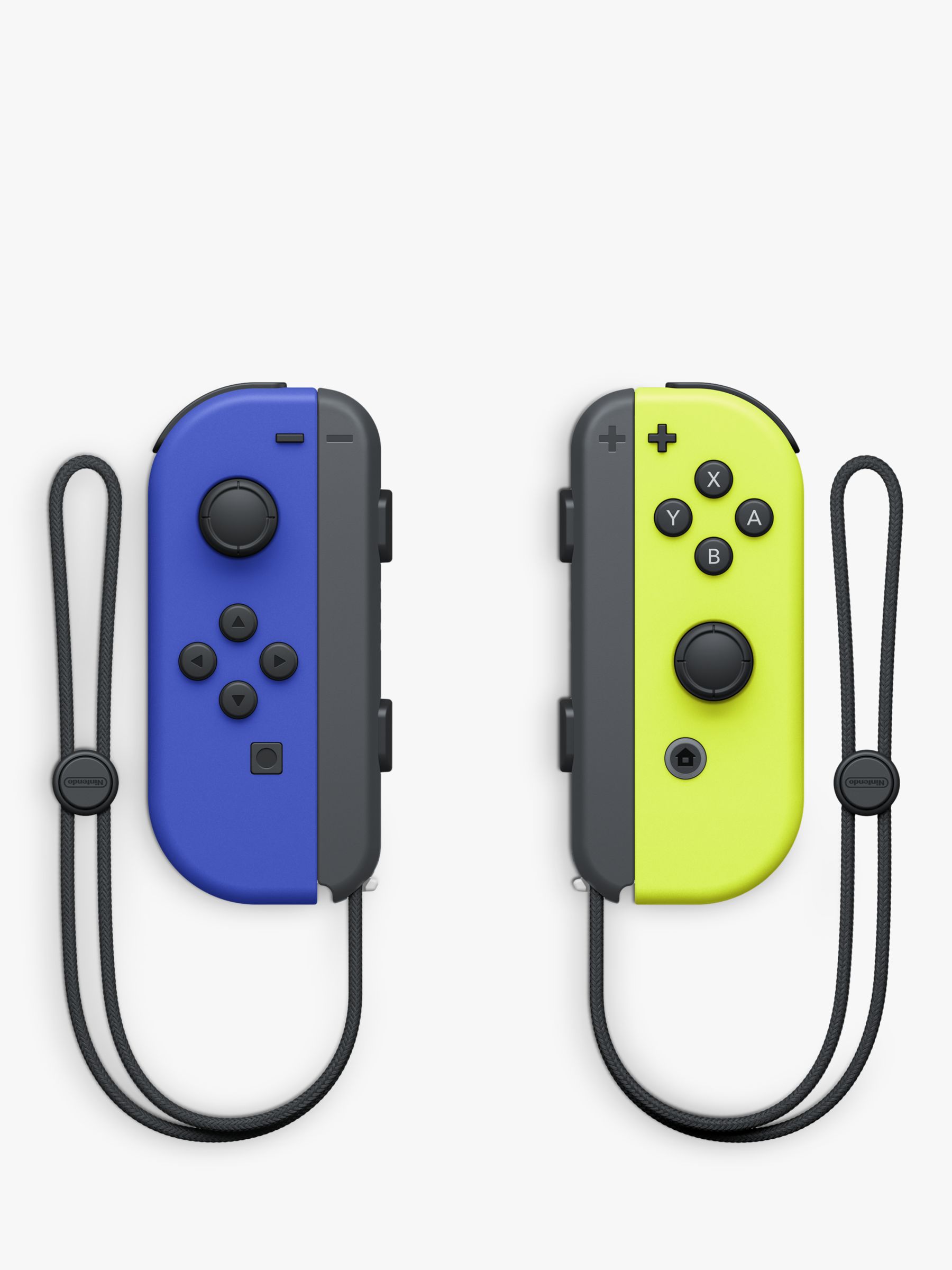 Nintendo Joy-Con Controllers for Switch Console, Blue/Neon Yellow