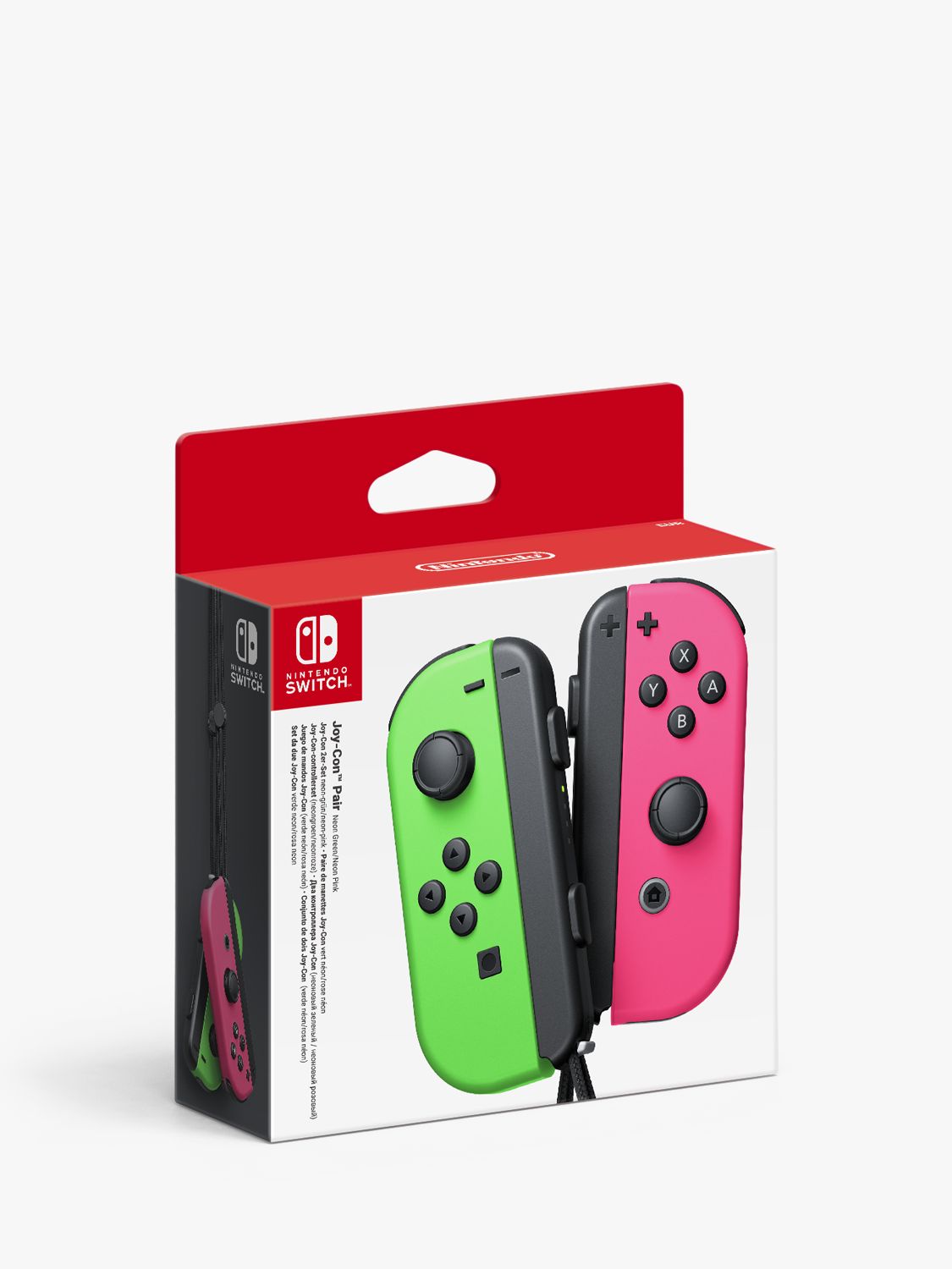 Nintendo Controllers for Switch Neon Green/ Pink