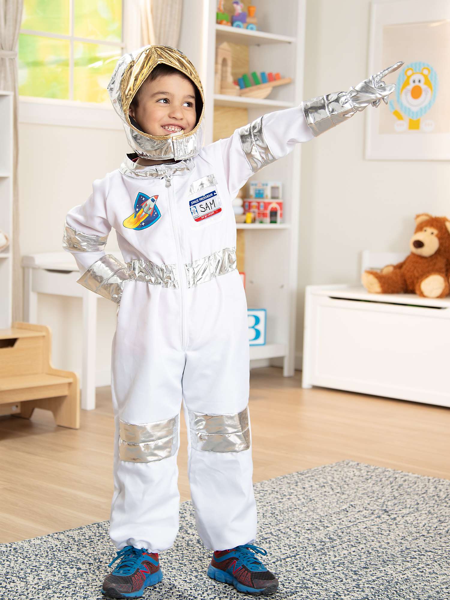 Meeyou Little kids Space Astronaut Costume M, Blue set 