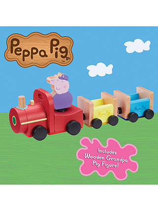 Peppa Pig Wooden Grandpa Pig's Train
