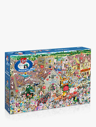 Gibsons I Love Weddings Jigsaw Puzzle, 1000 Pieces