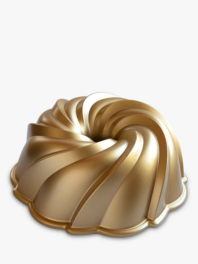 johnlewis.com | Nordic Ware Non-Stick Swirl Bundt® Pan, Gold