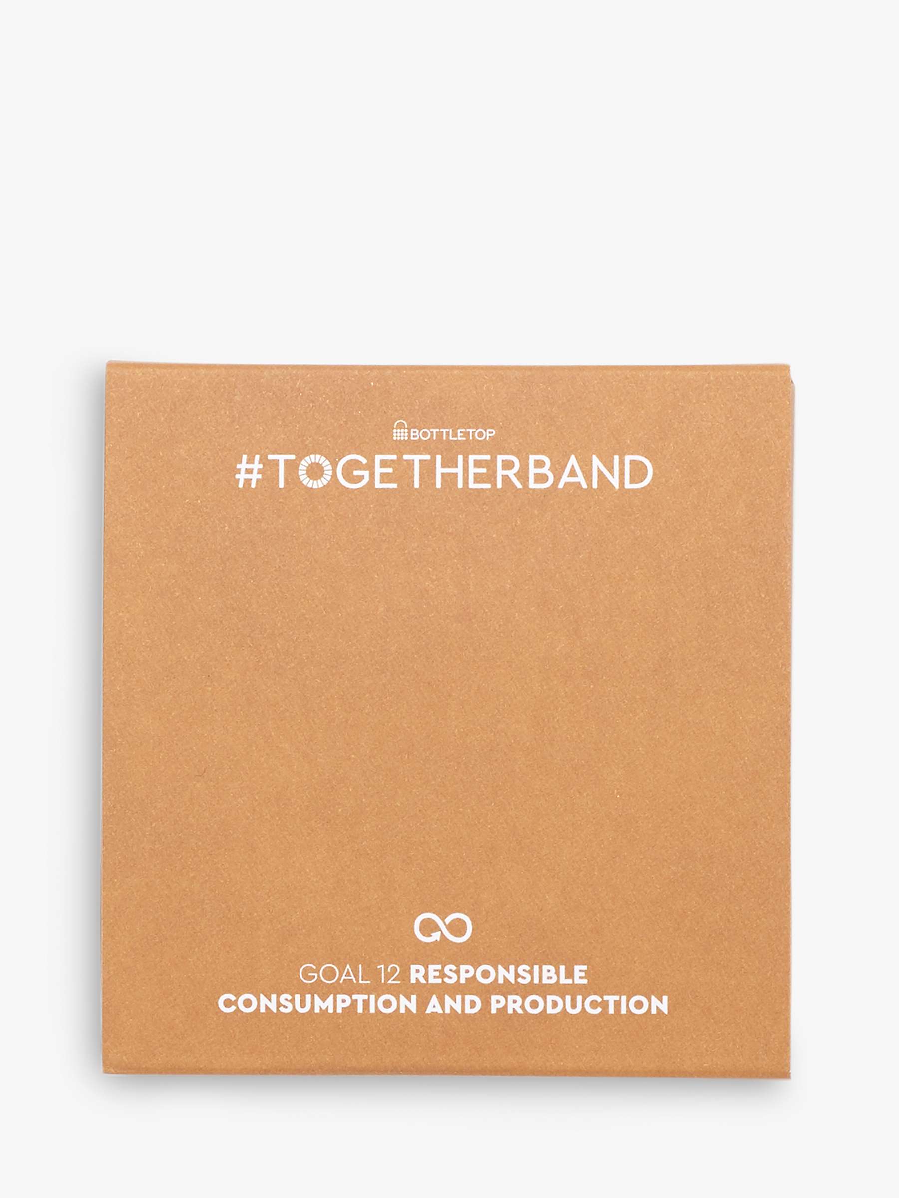 Buy #TOGETHERBAND UN Goal 12 - Responsible Consumption and Production Recycled Plastic Classic Bracelet, Pack of 2, Dark Mustard Online at johnlewis.com