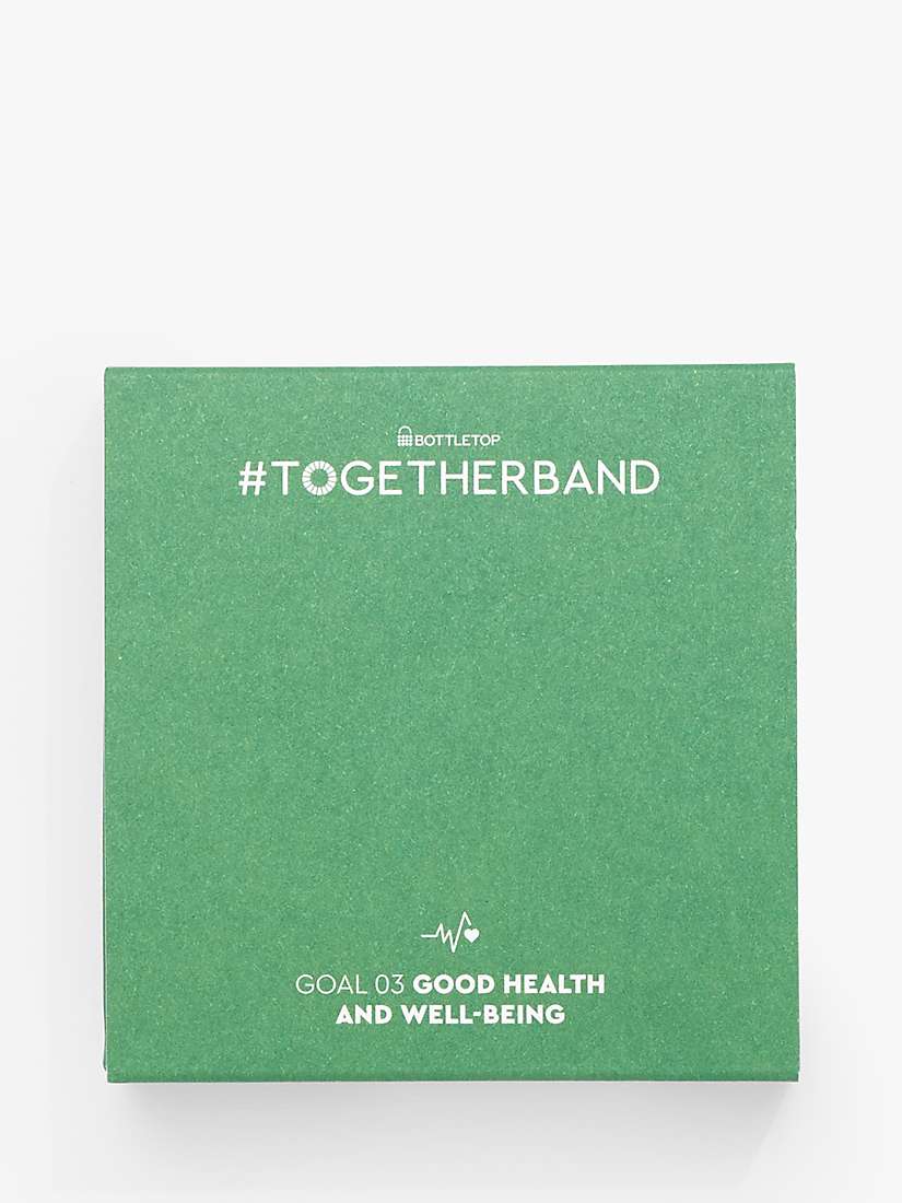 Buy #TOGETHERBAND UN Goal 3 - Good Health and Well-Being Recycled Plastic Classic Bracelet, Pack of 2, Green Online at johnlewis.com