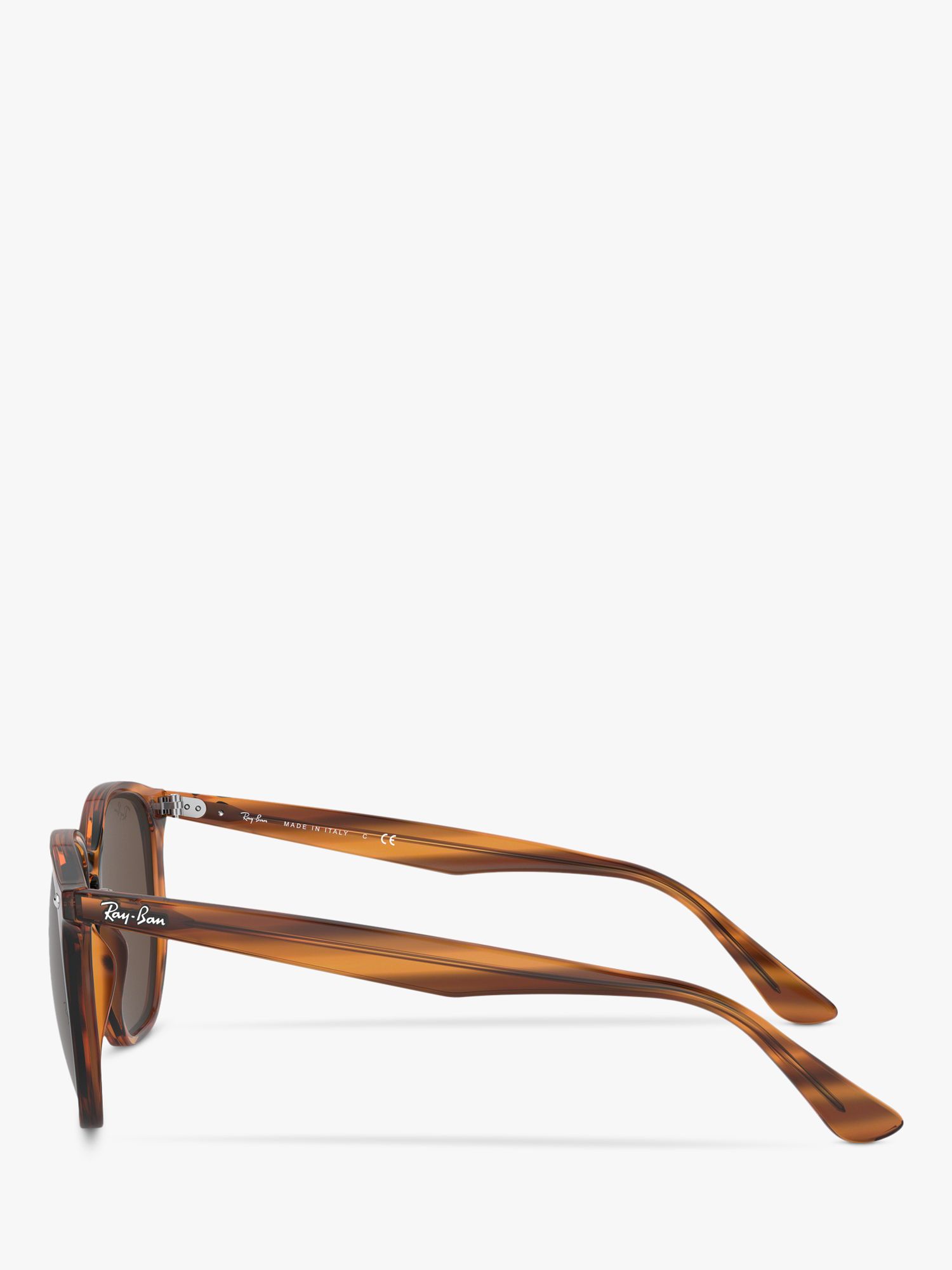 Ray-Ban RB4306 Unisex Oval Sunglasses, Havana/Brown