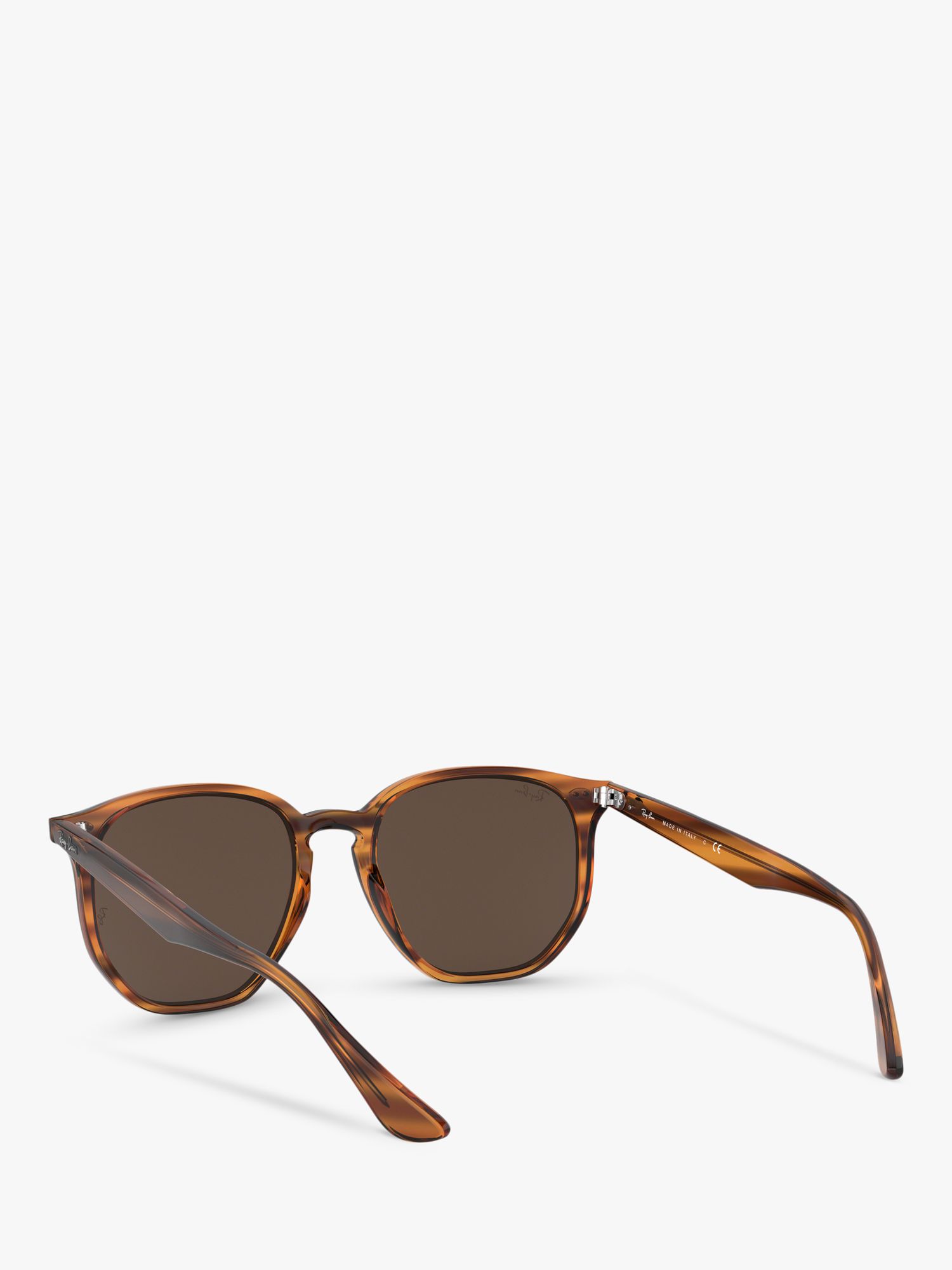 Ray-Ban RB4306 Unisex Oval Sunglasses, Havana/Brown