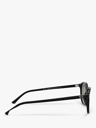 Ray-Ban RB2193 Unisex Polarised Square Sunglasses, Black/Grey