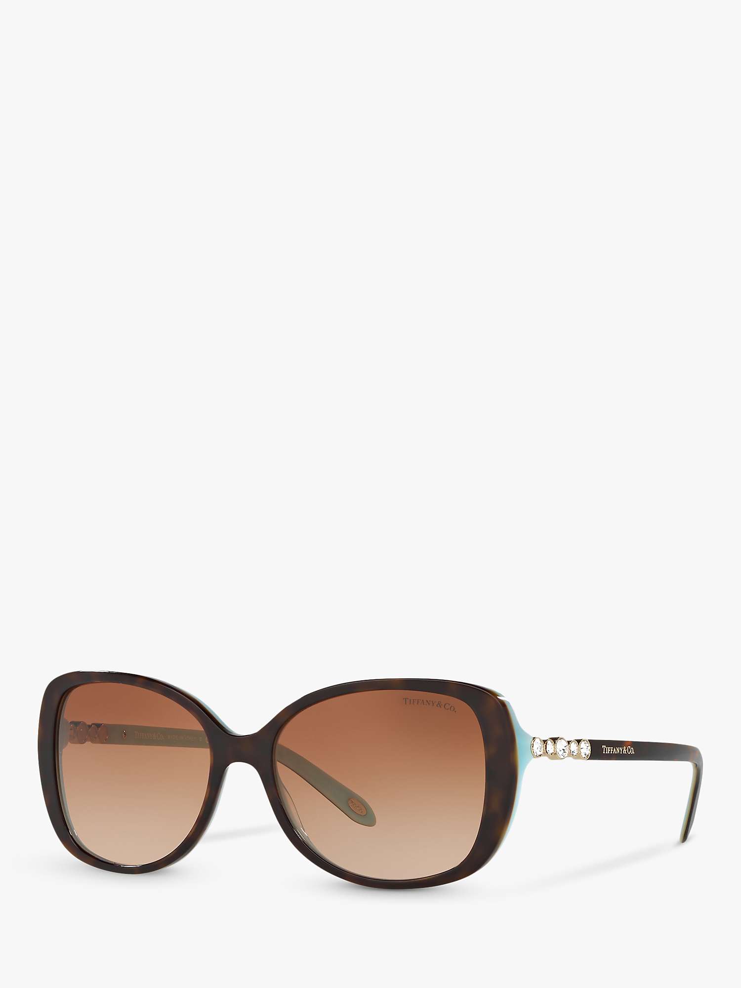 Buy Tiffany & Co TF4121B Women's Rectangular Sunglasses Online at johnlewis.com