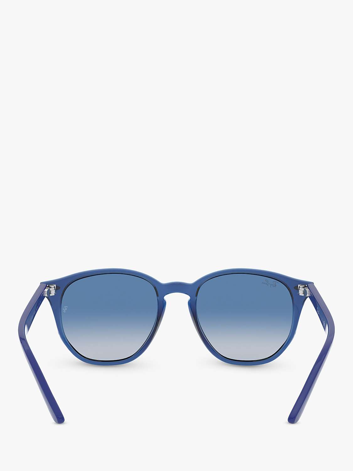 Buy Ray-Ban Junior RJ9070S Unisex Oval Sunglasses, Transparent Blue/Blue Gradient Online at johnlewis.com