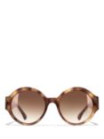 CHANEL Oval Sunglasses CH5410 Havana/Brown Gradient