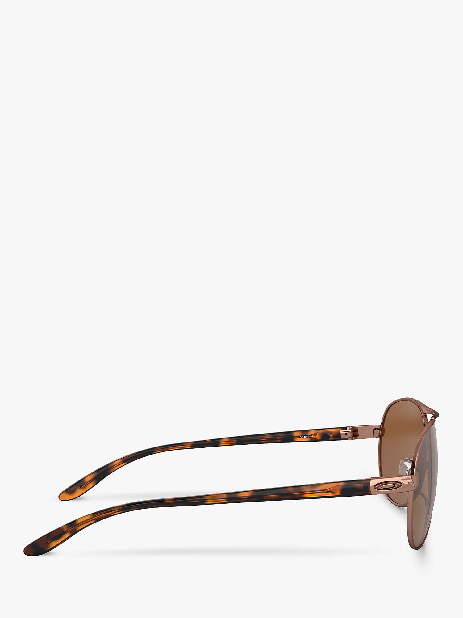 Buy Oakley OO4079 Women's Feedback Polarised Aviator Sunglasses Online at johnlewis.com