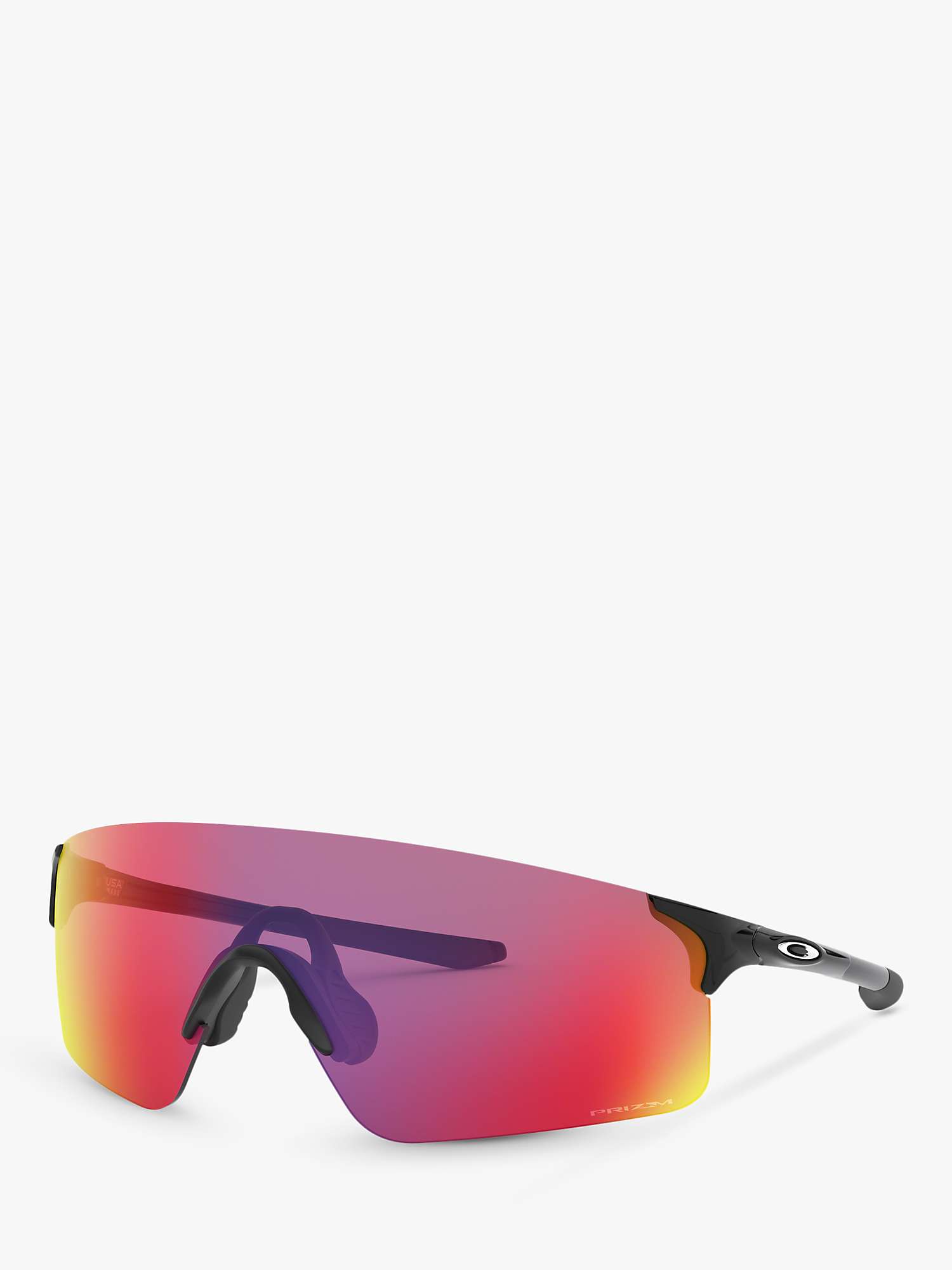 Buy Oakley OO9454 Men's EVZero Prizm Rectangular Sunglasses, Polished Black/Mirror Multi Online at johnlewis.com