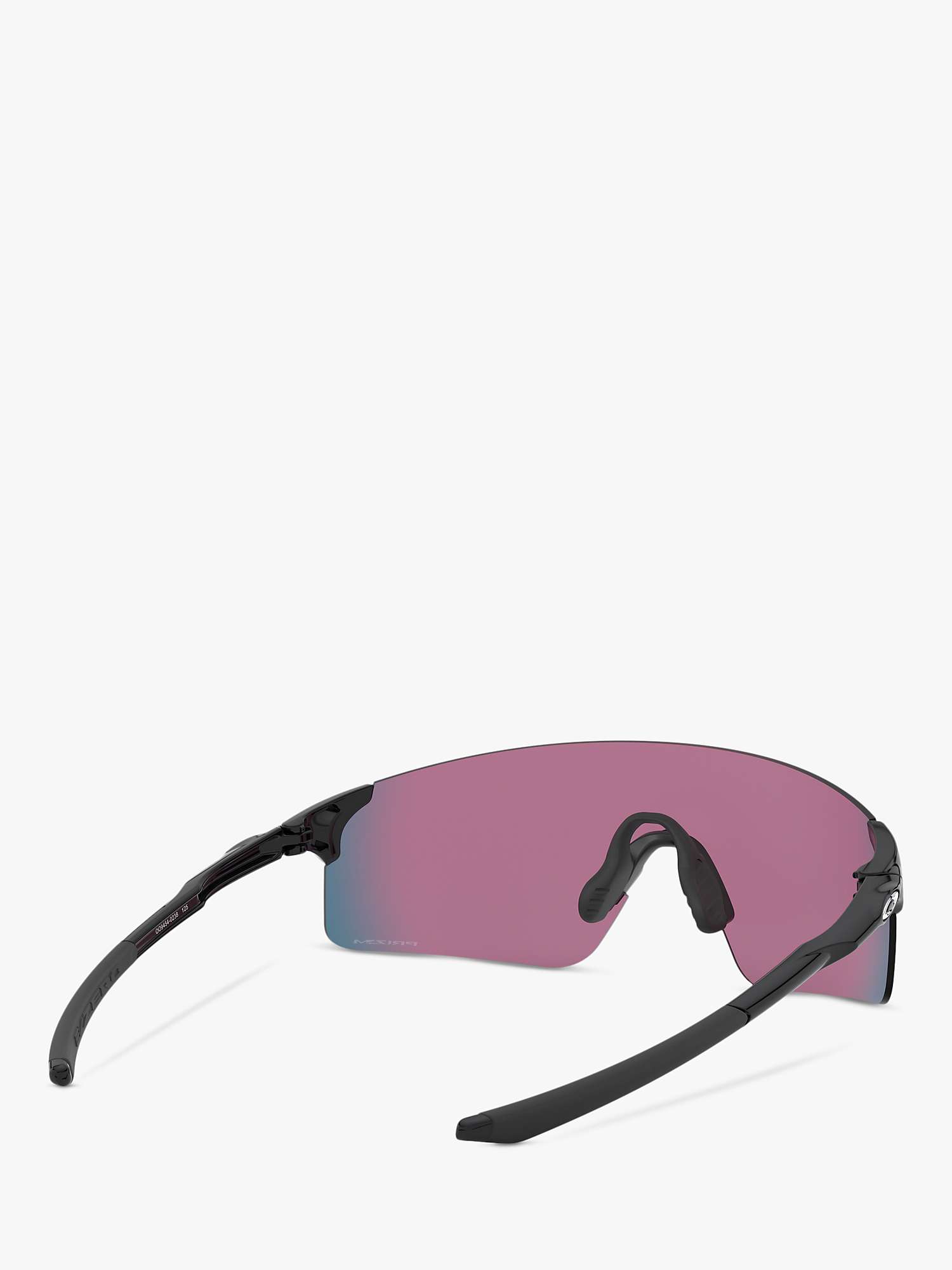 Buy Oakley OO9454 Men's EVZero Prizm Rectangular Sunglasses, Polished Black/Mirror Multi Online at johnlewis.com