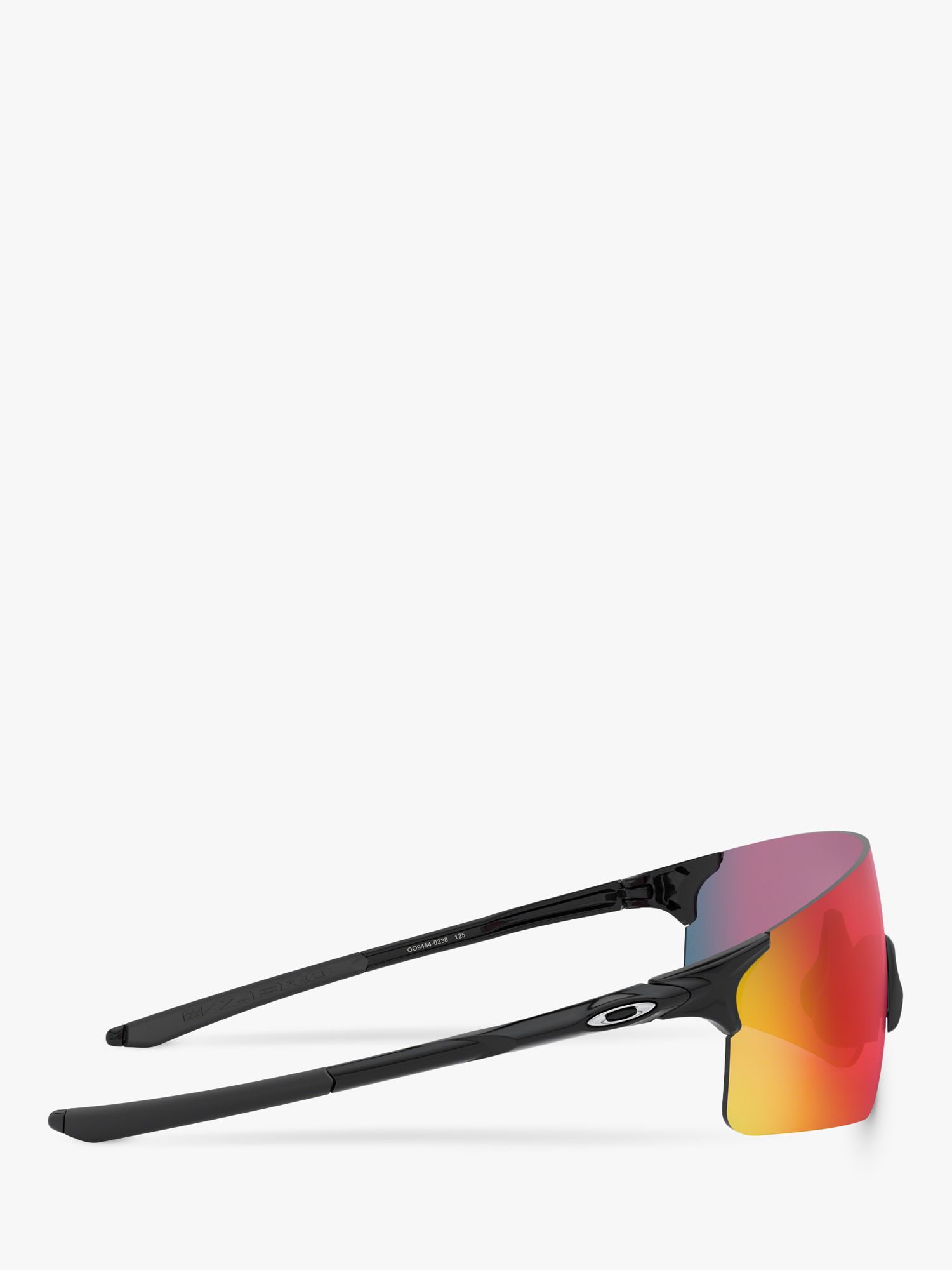 Oakley OO9454 Men's EVZero Prizm Rectangular Sunglasses, Polished Black/Mirror Multi