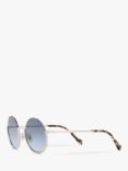 Miu Miu MU 69US Women's Embellished Round Sunglasses