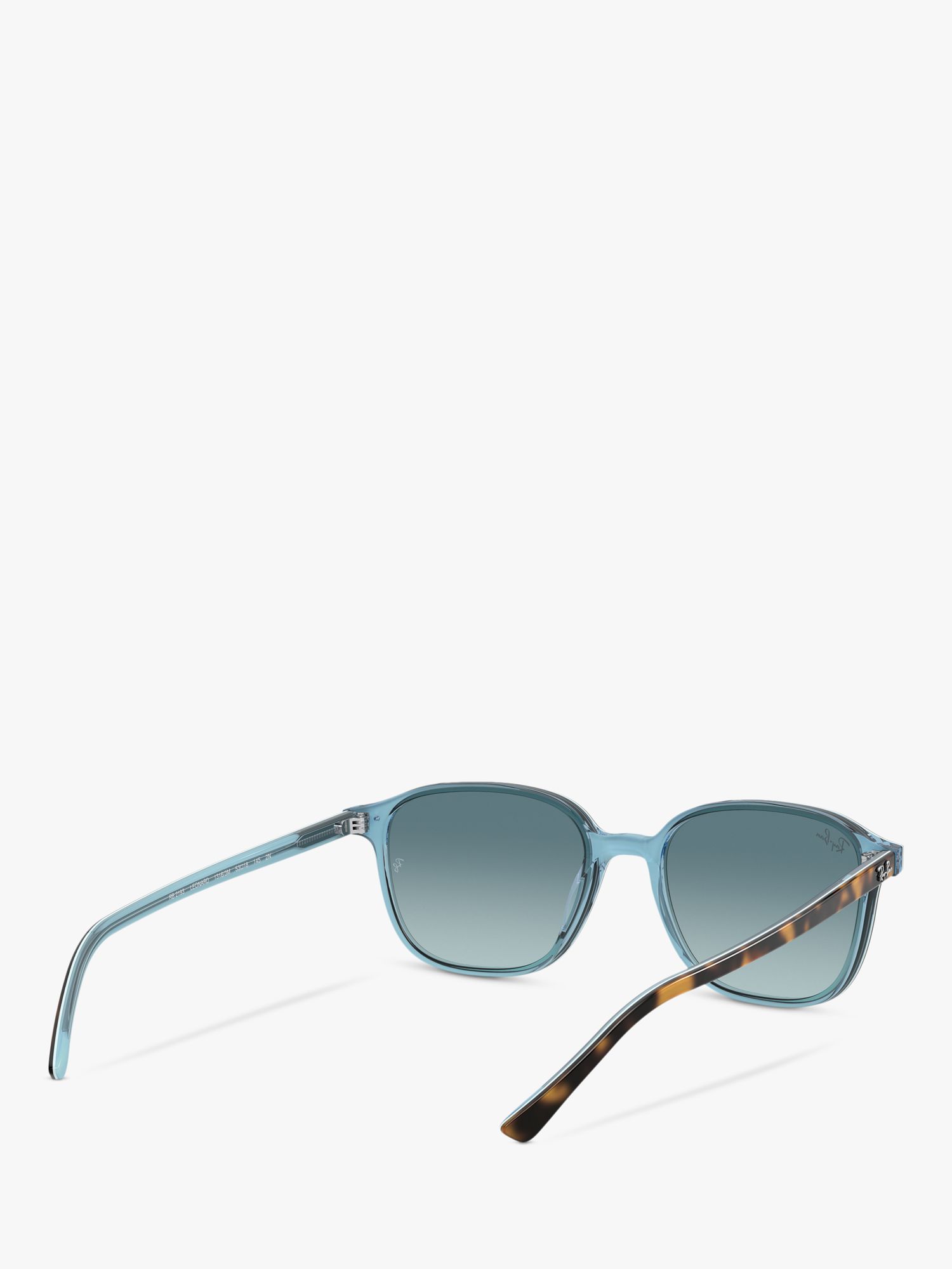 Buy Ray-Ban RB2193 Unisex Square Sunglasses, Havana/Blue Gradient Online at johnlewis.com