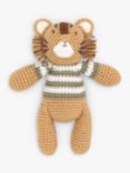 Albetta Crochet Tiger Rattle Toy