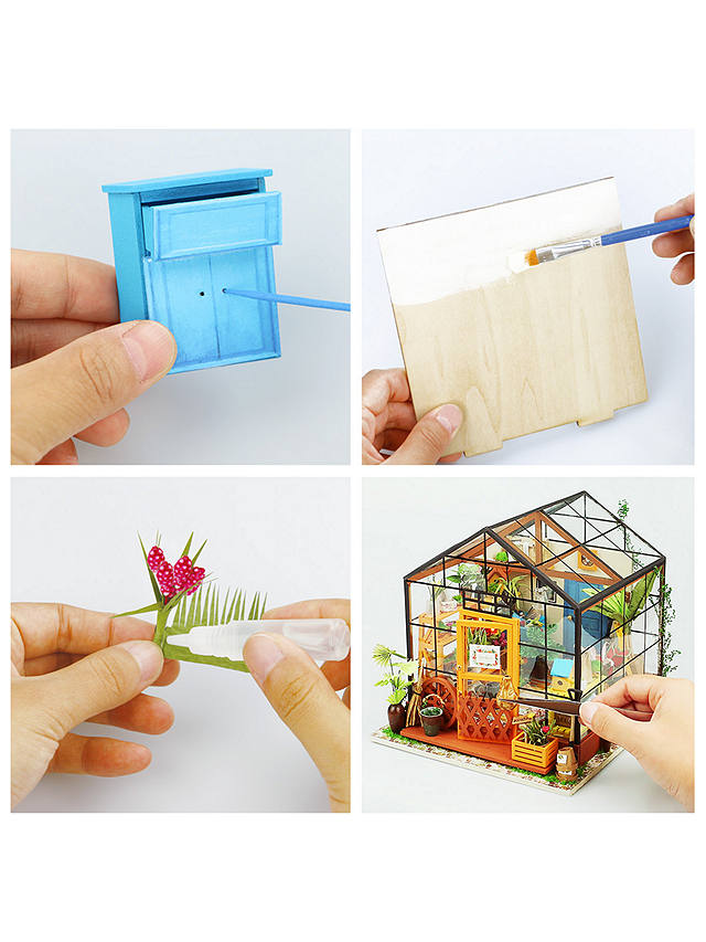 Rolife Cathy's Flower House Miniature Wooden Kit
