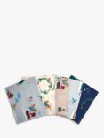 Visage Textiles Peter Rabbit Print Fat Quarter Fabrics, Pack of 5, Multi
