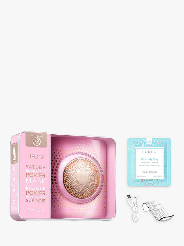 FOREO UFO 2 Power Mask Treatment Device, Pearl Pink 3