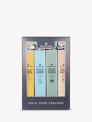 Fever-Tree Gin and Tonic Pairing Crackers, Box of 4, 5cl & 150ml