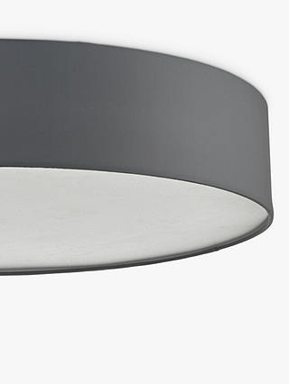 Där Cierro Diffuser Flush Ceiling Light, Dia.80cm, Grey