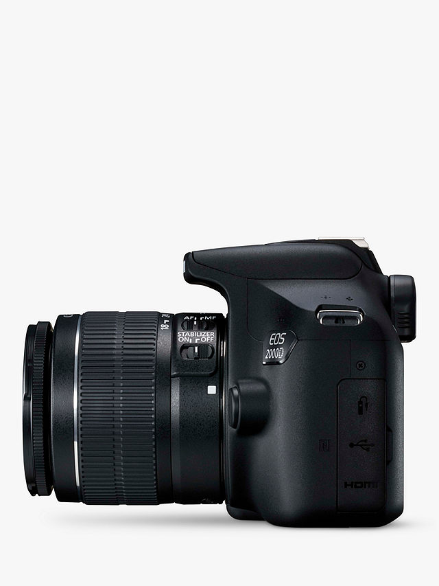 schroef Stemmen Wat leuk Canon EOS 2000D Digital SLR Camera with 18-55mm Lens & 50mm Lens, 1080p  Full HD,