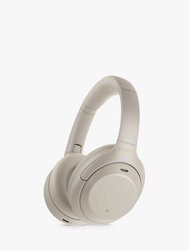 Sony WH-1000XM4 Noise Cancelling Wireless Bluetooth NFC High Resolution Audio Over-Ear Headphones with Mic/Remote, Silver