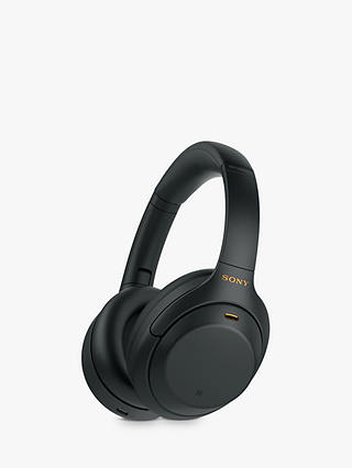 Sony WH-1000XM4 Noise Cancelling Wireless Bluetooth NFC High Resolution Audio Over-Ear Headphones with Mic/Remote, Black