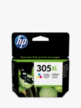 HP 305 XL Tri-Colour Original Ink Cartridge, Single, Instant Ink Compatible