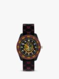 Disney HP9050 Children's Harry Potter Silicone Strap Watch, Black