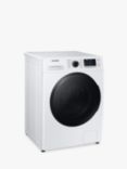 Samsung WD80TA046BE Freestanding Washer Dryer, 8kg Wash/5kg Dry Load, 1400rpm, White