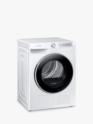 Samsung Series 6 DV90T6240LH Heat Pump Tumble Dryer, 9kg Load, White