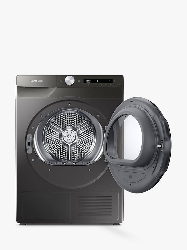 Buy Samsung Series 5+ DV90T5240AN Heat Pump Tumble Dryer, 9kg Load, Graphite Online at johnlewis.com
