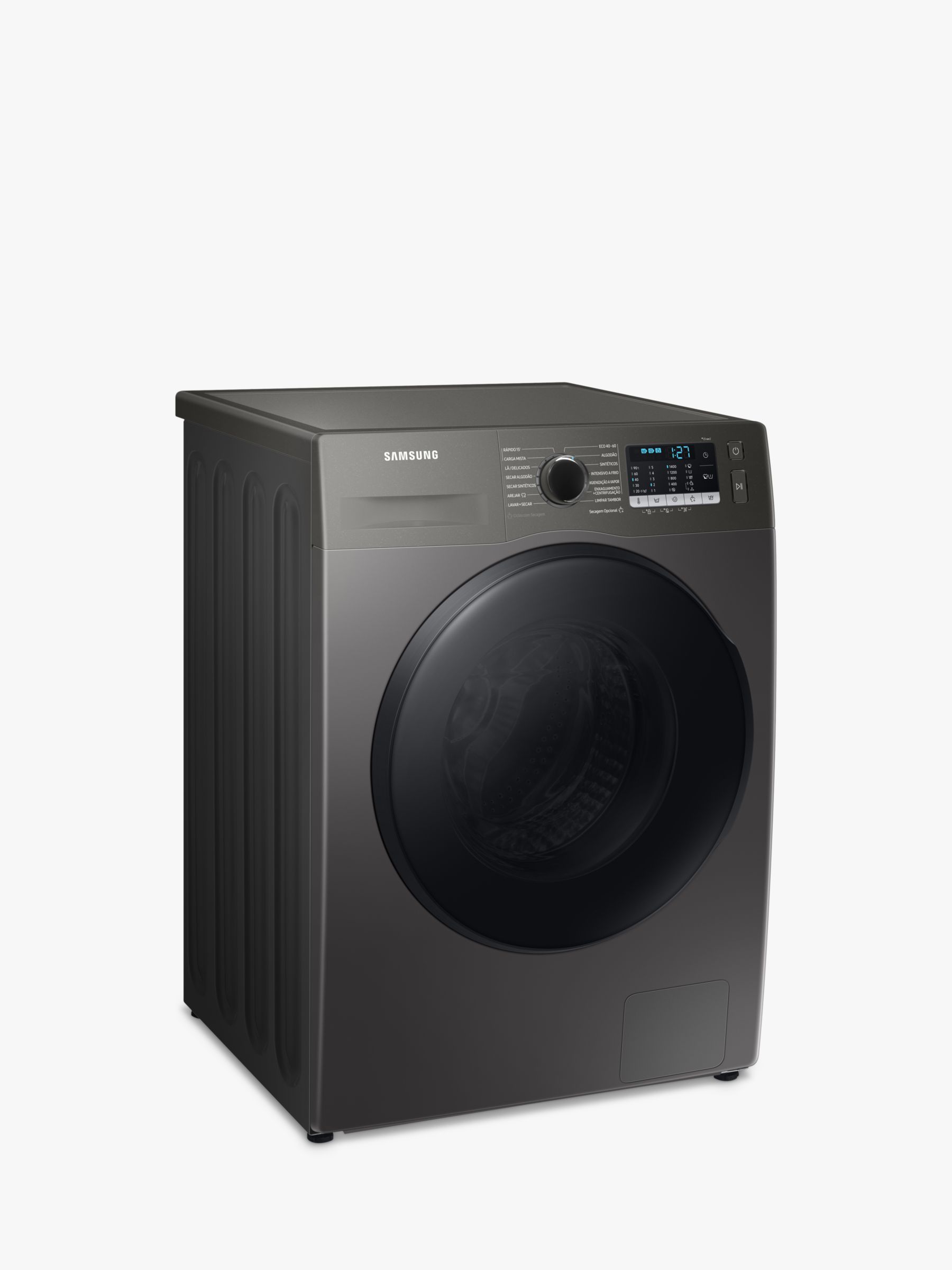 Samsung Series 5 Wd90ta046bx Freestanding Ecobubble Washer Dryer 9kg 6kg Load 1400rpm Spin Graphite