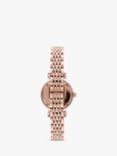 Emporio Armani AR11316 Women's Crystal Bracelet Strap Watch, Rose Gold/Mother of Pearl