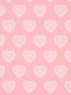 Sweet Hearts by Harlequin - Pink - Wallpaper : Wallpaper Direct